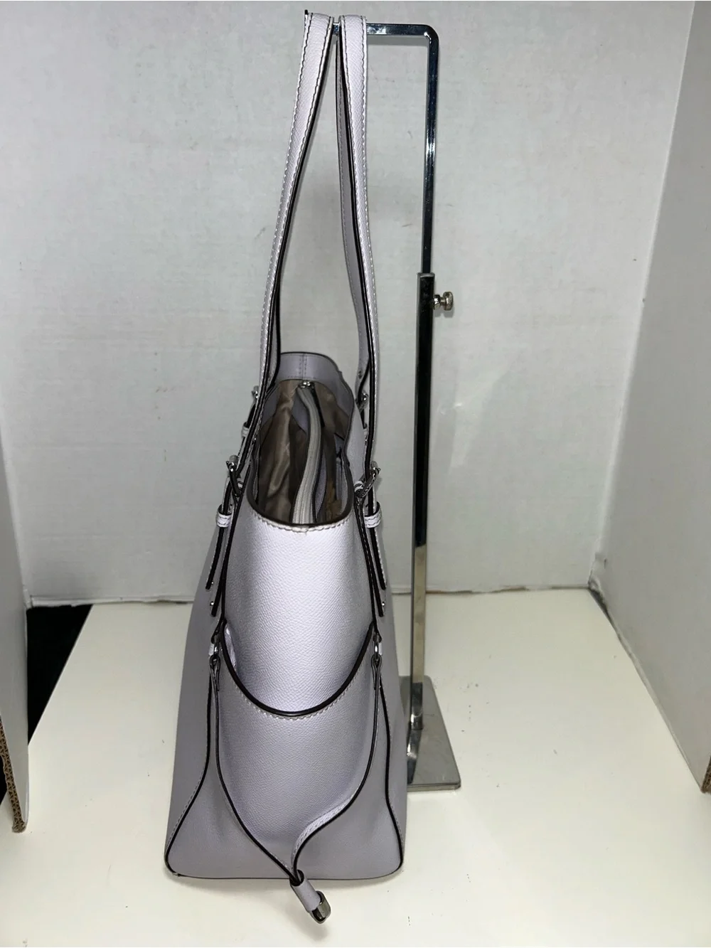 Michael Kors Voyager Light Lilac Saffiano Leather Tote Bag Shoulder Bag